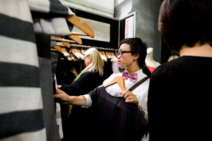Young Blood: Designers have the chance to connect with new buyers.